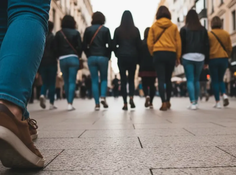 Caminando en femenino