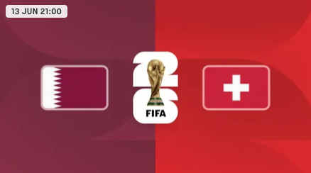 Catar vs Suiza — Copa Mundial FIFA 2026™