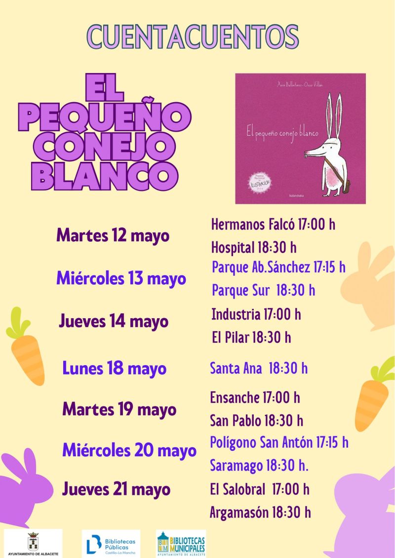 Cuentacuentos: “El pequeño conejo blanco”