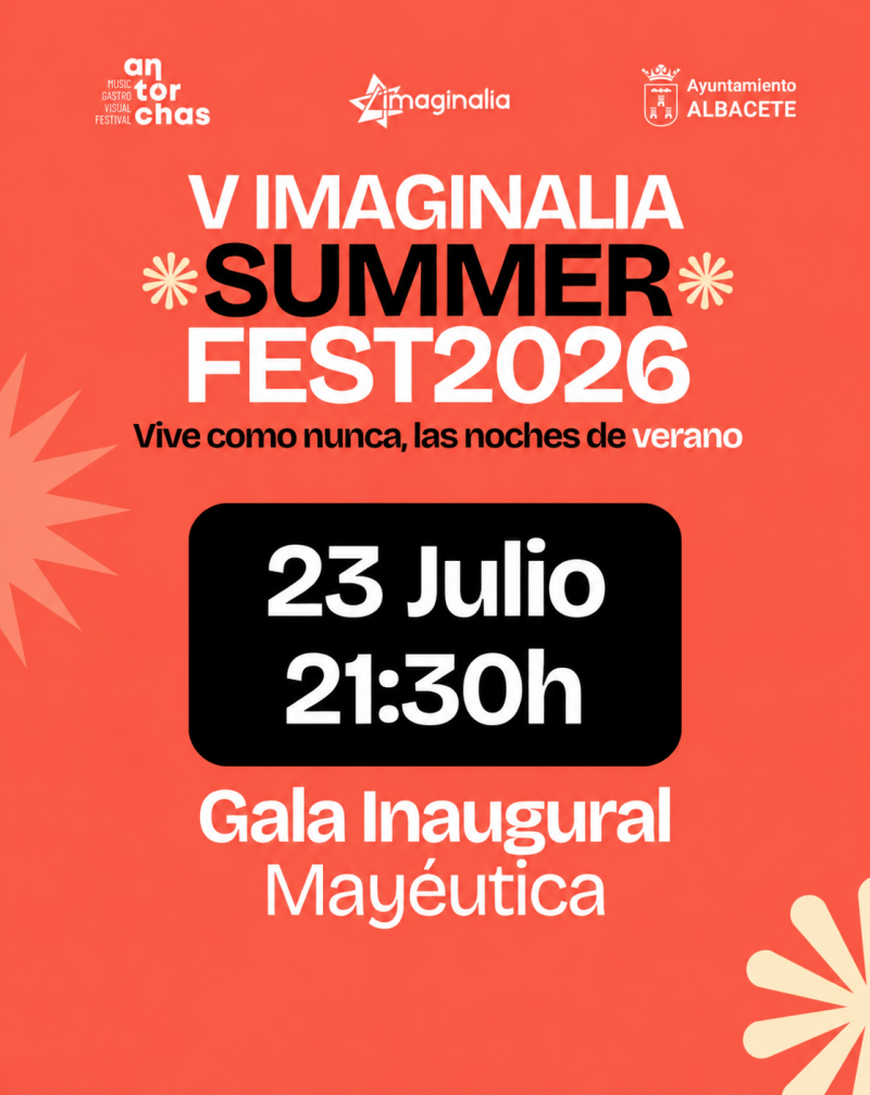 V Imaginalia Summer Fest 2026: Gala Inaugural con Mayéutica