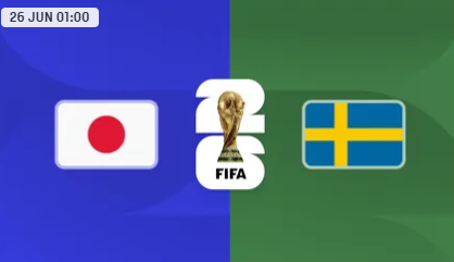 Japón vs Suecia – Copa Mundial FIFA 2026™
