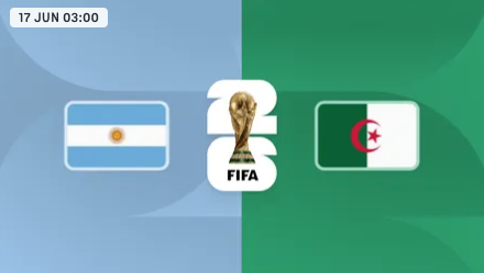 Argentina vs Argelia — Copa Mundial FIFA 2026™