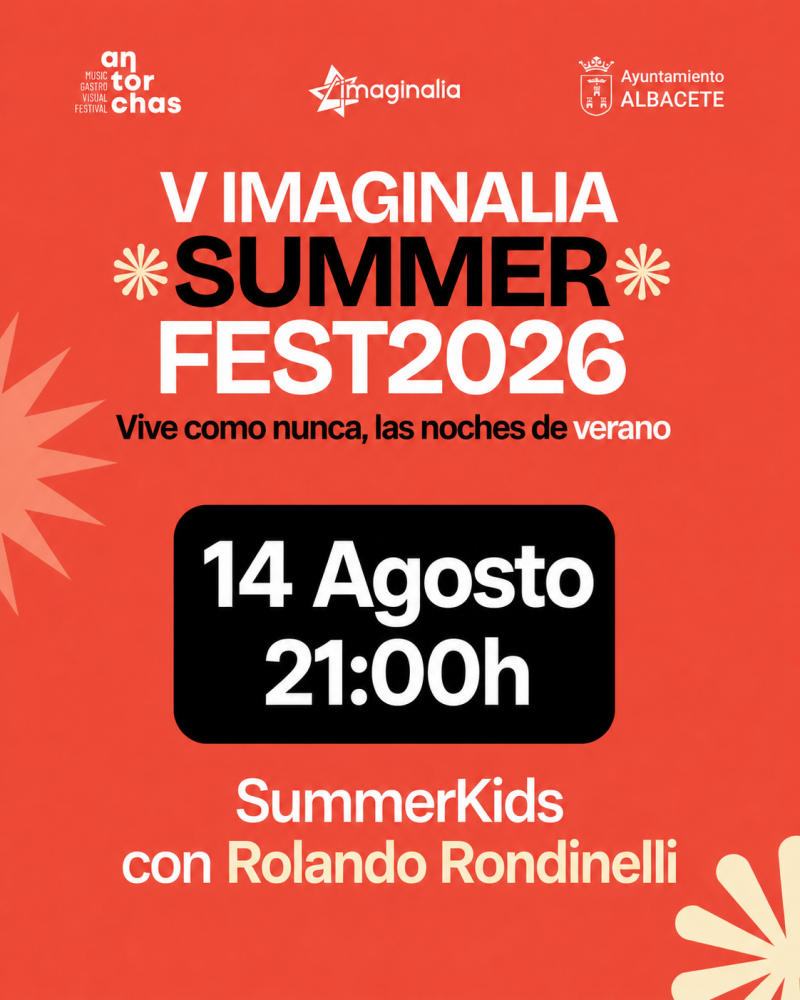 SummerKids con Rolando Rondinelli – V Imaginalia Summer Fest 2026