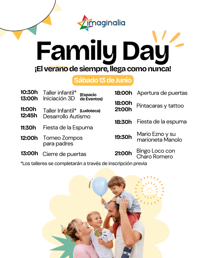 Family Day Imaginaria 2026 – Sábado Familiar