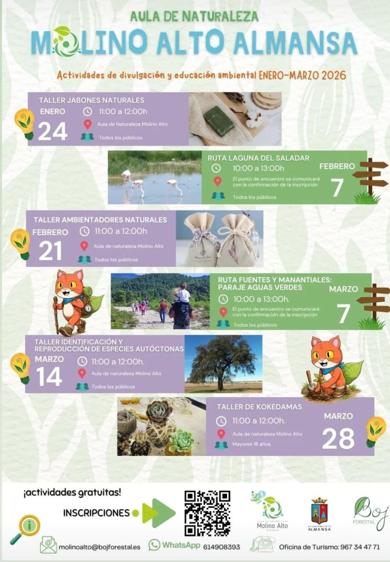 Actividades de divulgación y educación ambiental – Almansa