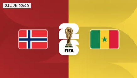 Noruega vs Senegal — Copa Mundial FIFA 2026™