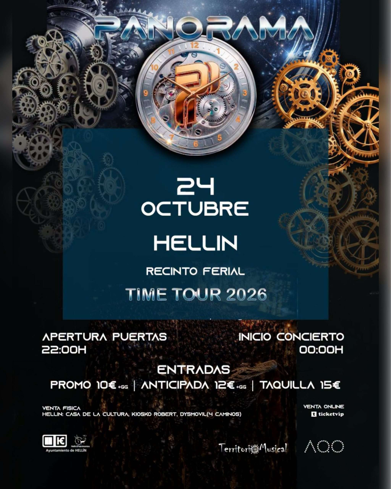 Orquesta Panorama · Time Tour 2026 — San Rafael en Hellín