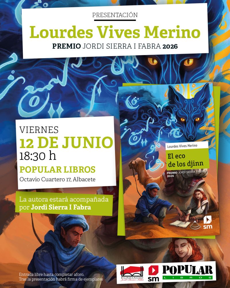Lourdes Vives Merino presenta El Eco de los Djinn