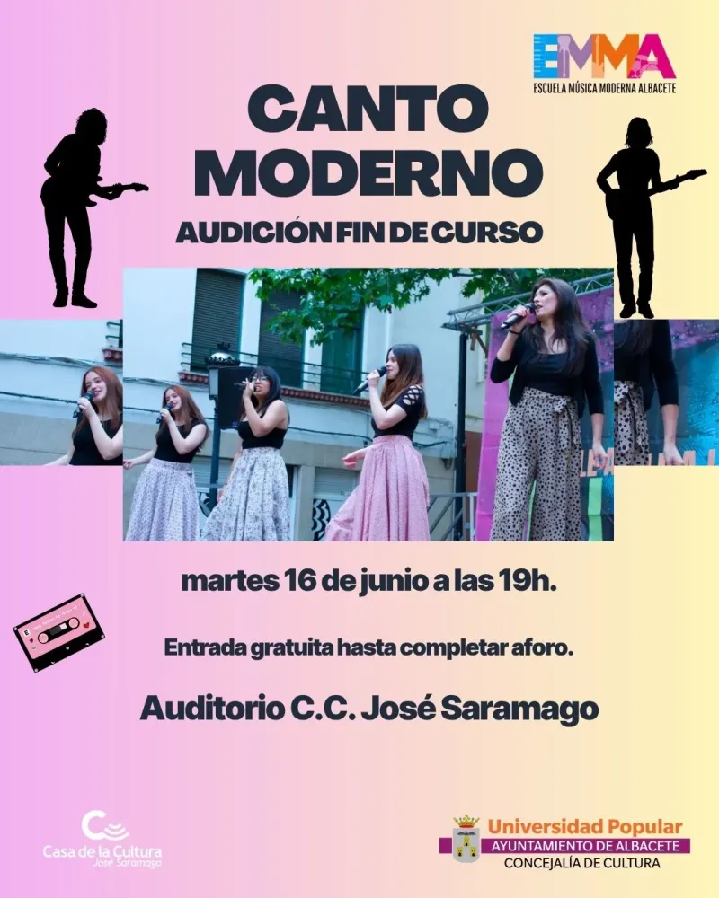 Audición Fin de Curso de Canto Moderno