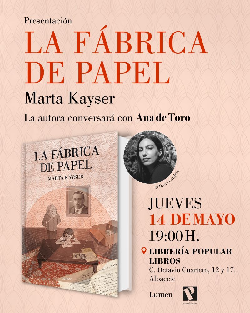 Marta Kayser presenta La fábrica de papel