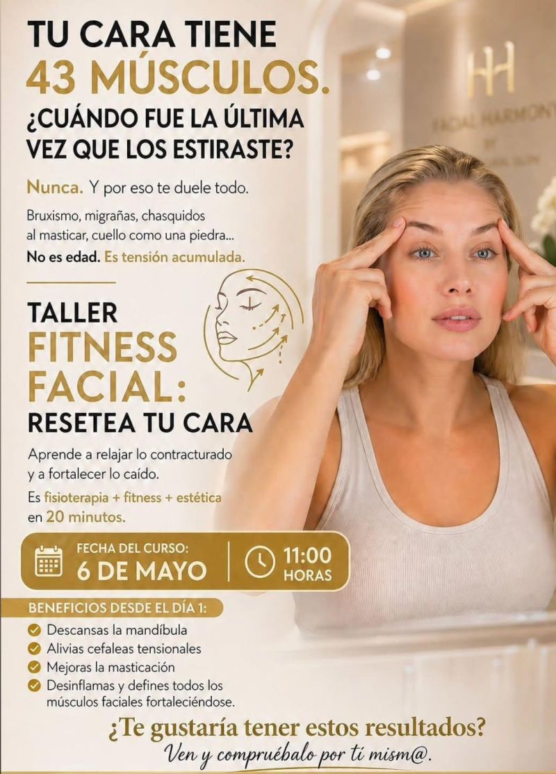 TALLER FITNESS FACIAL: RESETEA TU CARA