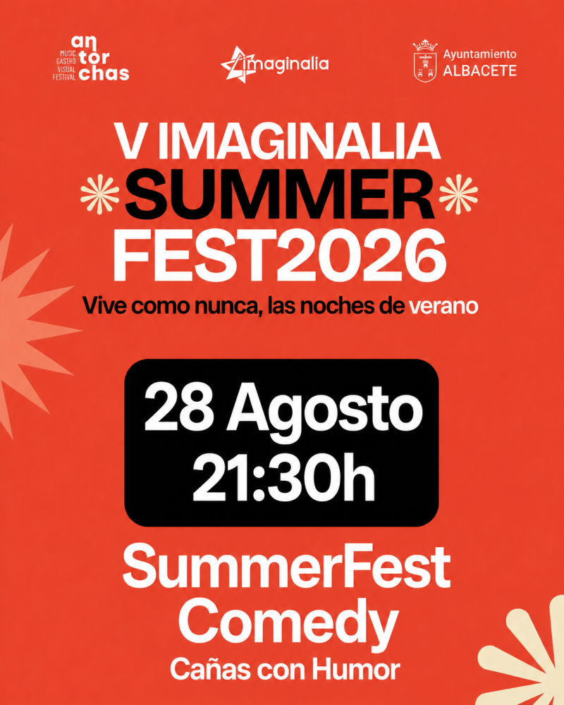 SummerFest Comedy: Cañas con Humor – V Imaginalia Summer Fest 2026