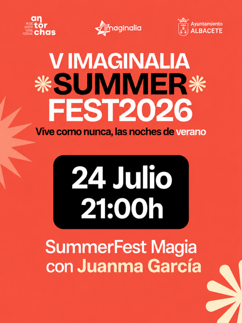 SummerFest Magia con Juanma García – V Imaginalia Summer Fest 2026