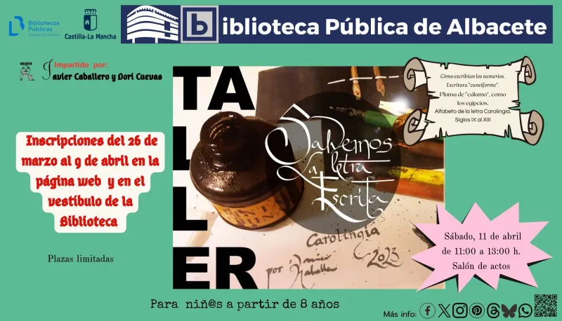 Salvemos la letra escrita (Taller infantil)