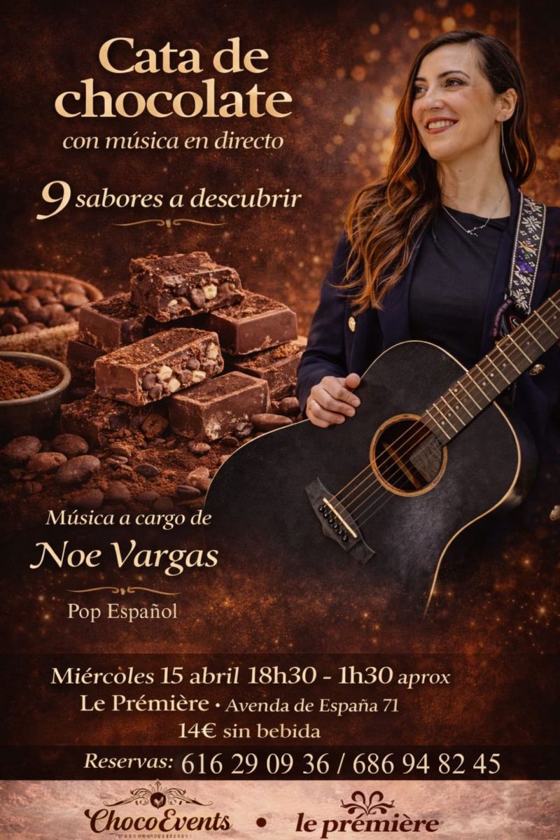 Cata de chocolate con música en directo