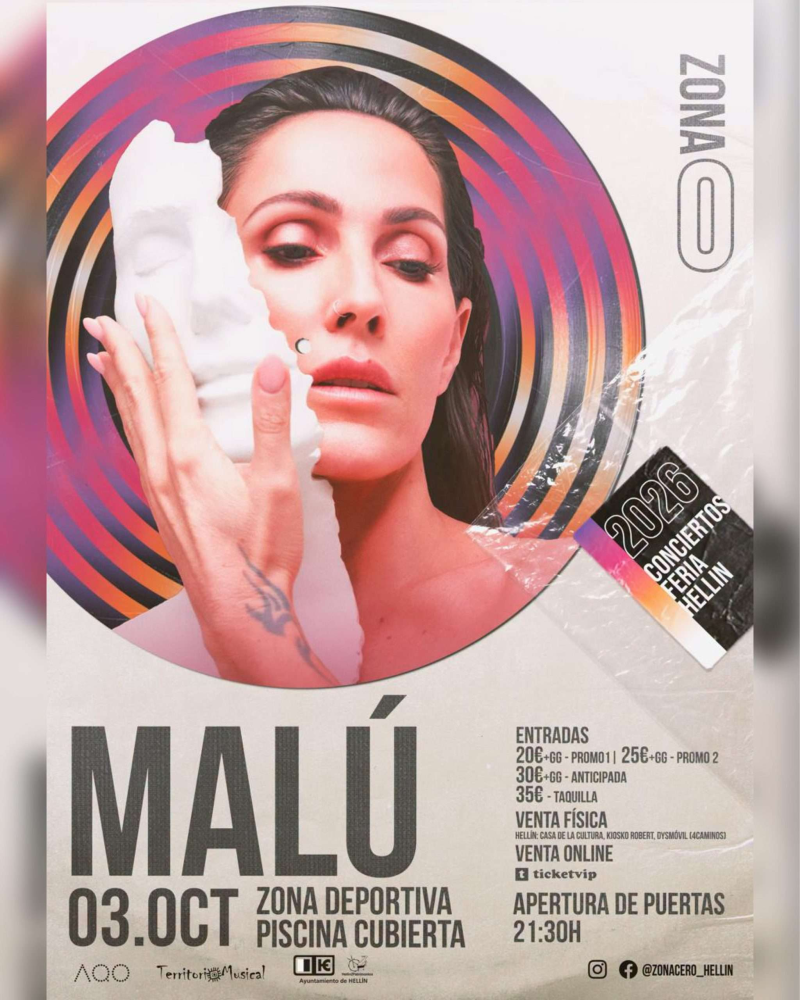 Malú en concierto — Feria de Hellín 2026