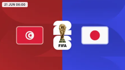 Túnez vs Japón — Copa Mundial FIFA 2026™