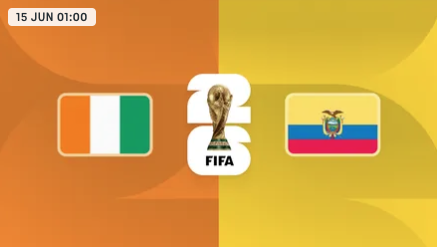 Costa de Marfil vs Ecuador — Copa Mundial FIFA 2026™