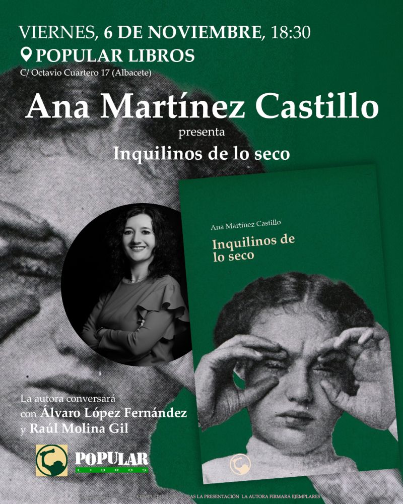 Ana Martínez Castillo presenta Inquilinos de lo seco