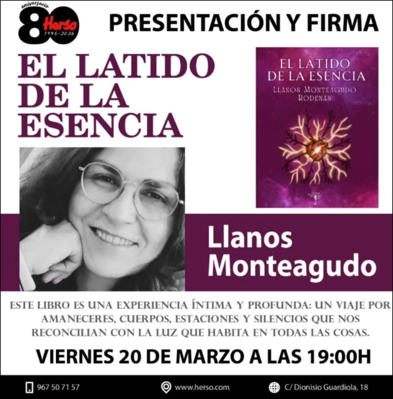 Presentación y firma del libro El latido de la esencia