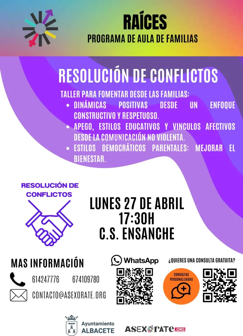 Resolución de conflictos – Taller de parentalidad para familias (3)