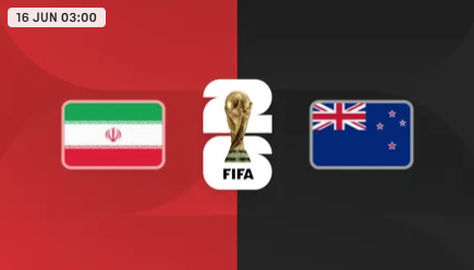 Irán vs Nueva Zelanda — Copa Mundial FIFA 2026™