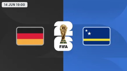 Alemania vs Curazao — Copa Mundial FIFA 2026™