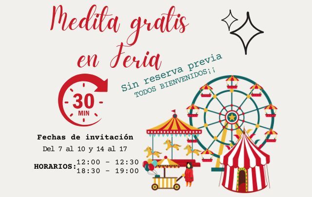 MEDITA GRATIS EN FERIA