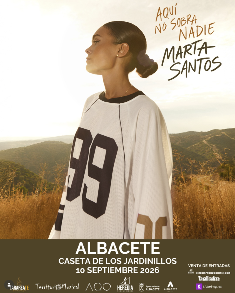 Marta Santos en concierto – Feria de Albacete 2026