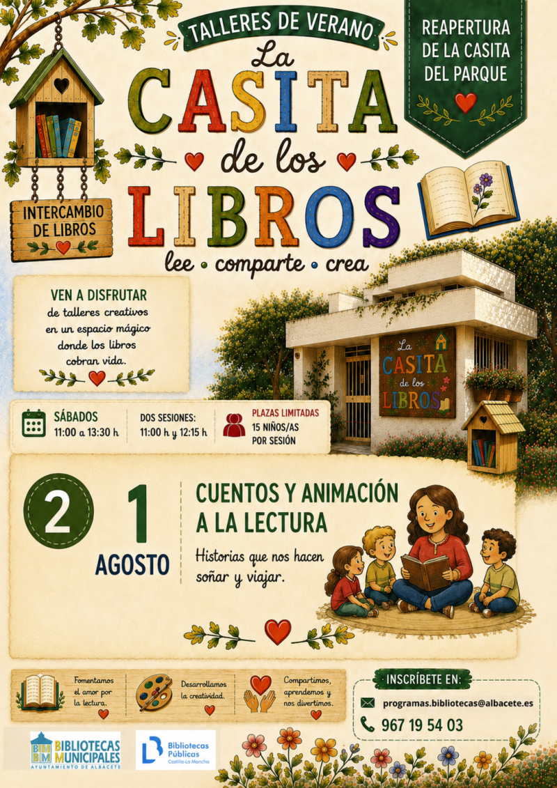 Cuentos y animación a la lectura — La Casita de los Libros