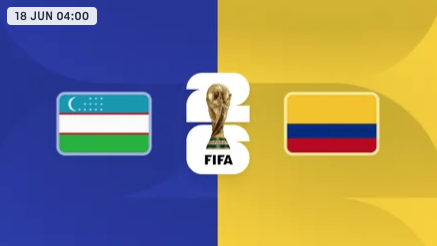 Uzbekistán vs Colombia — Copa Mundial FIFA 2026™