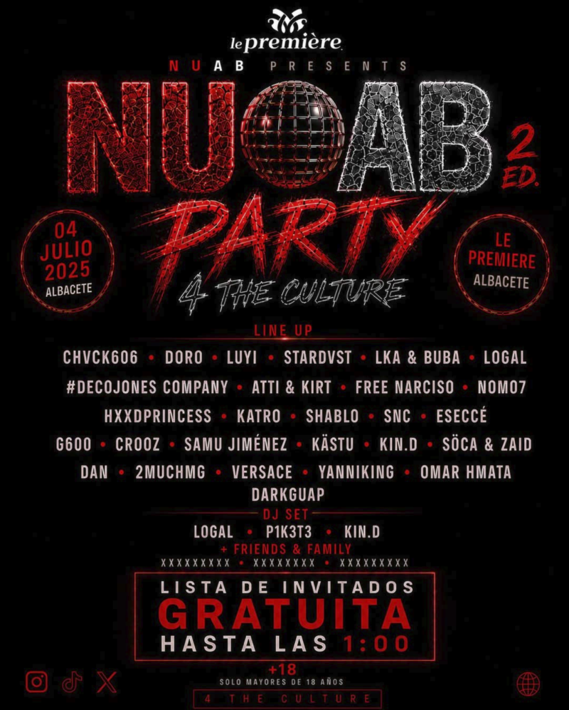 NUAB Party 2026 – 4 The Culture