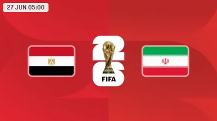 Egipto vs Irán – Copa Mundial FIFA 2026™