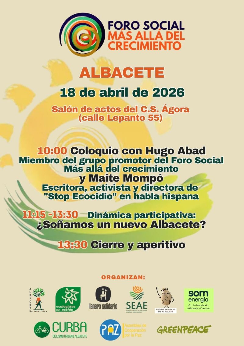 Foro Social “Más allá del crecimiento”