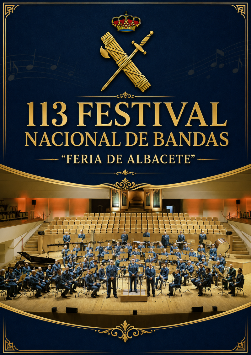 113.º Festival Nacional de Bandas “Feria de Albacete” — Concierto inaugural de la Unidad de Música de la Guardia Civil