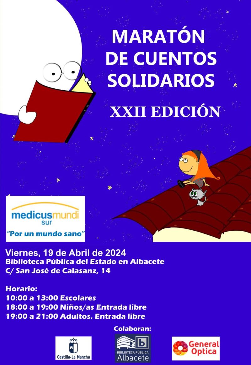 XXIV Maratón de Cuentos Solidarios Medicus Mundi