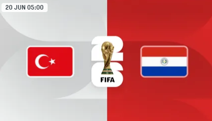 Partido: Turquía vs Paraguay – Copa Mundial FIFA 2026™