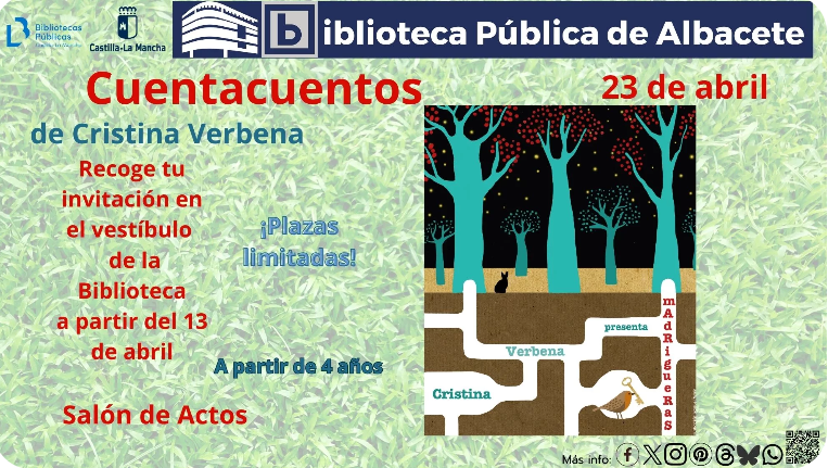 Cuentacuentos con Cristina Verbena