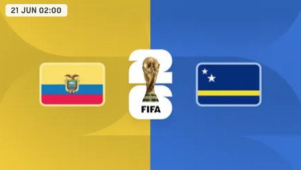 Ecuador vs Curazao — Copa Mundial FIFA 2026™