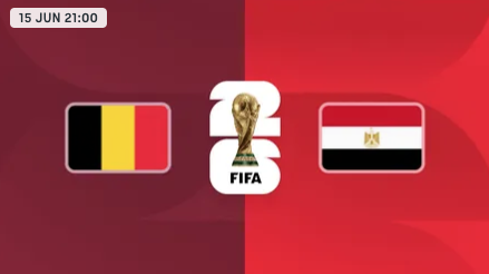 Bélgica vs Egipto — Copa Mundial FIFA 2026™