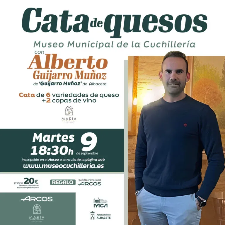 Cata de quesos con Alberto Guijarro Muñoz