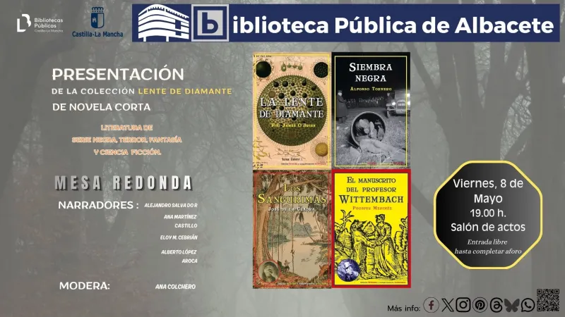 Presentación de la colección “Lente de diamante de novela corta”