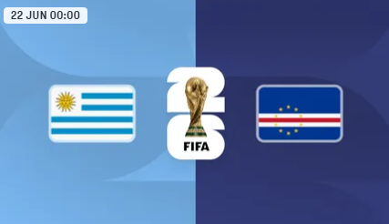 Partido: Uruguay vs Cabo Verde – Copa Mundial FIFA 2026™