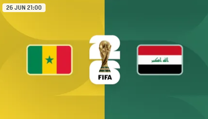 Senegal vs Irak – Copa Mundial FIFA 2026™