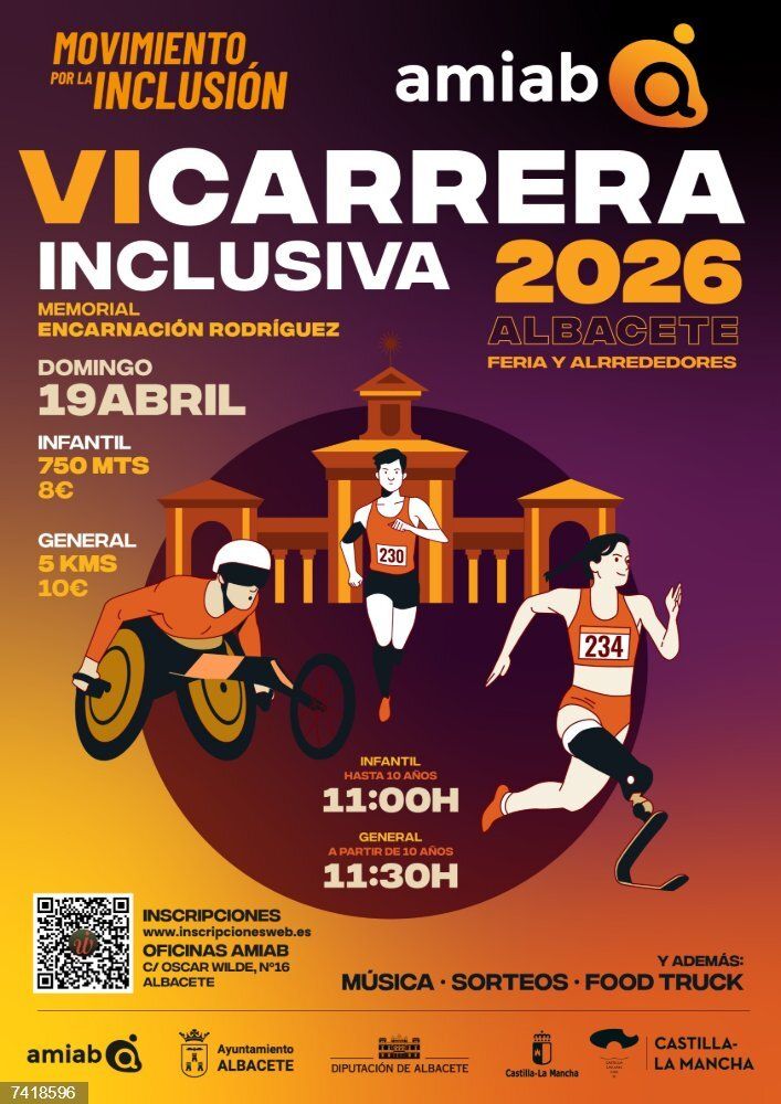 VI Carrera Inclusiva AMIAB “Memorial Encarnación Rodríguez”