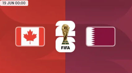 Partido: Canadá vs Catar – Copa Mundial FIFA 2026™