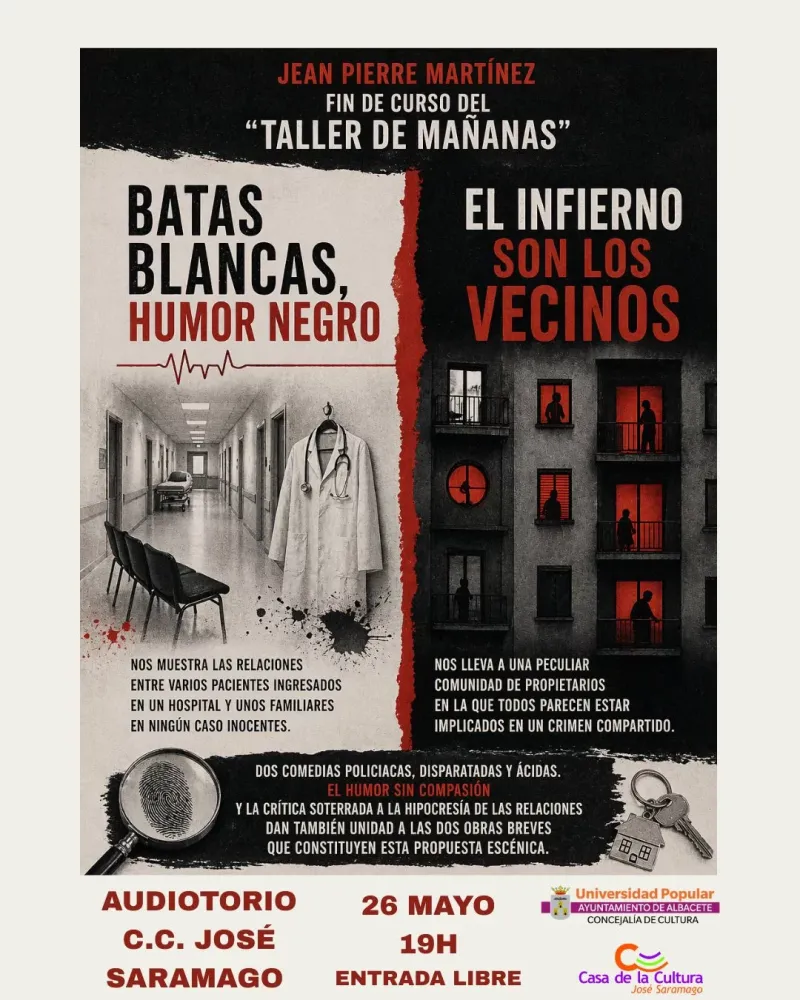 Batas blancas, humor negro y “El infierno son los vecinos” – Jean Pierre Martínez