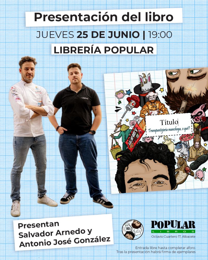 Salvador Arnedo  y  Antonio José Gonzalez presentan Trampantojeria Manchega