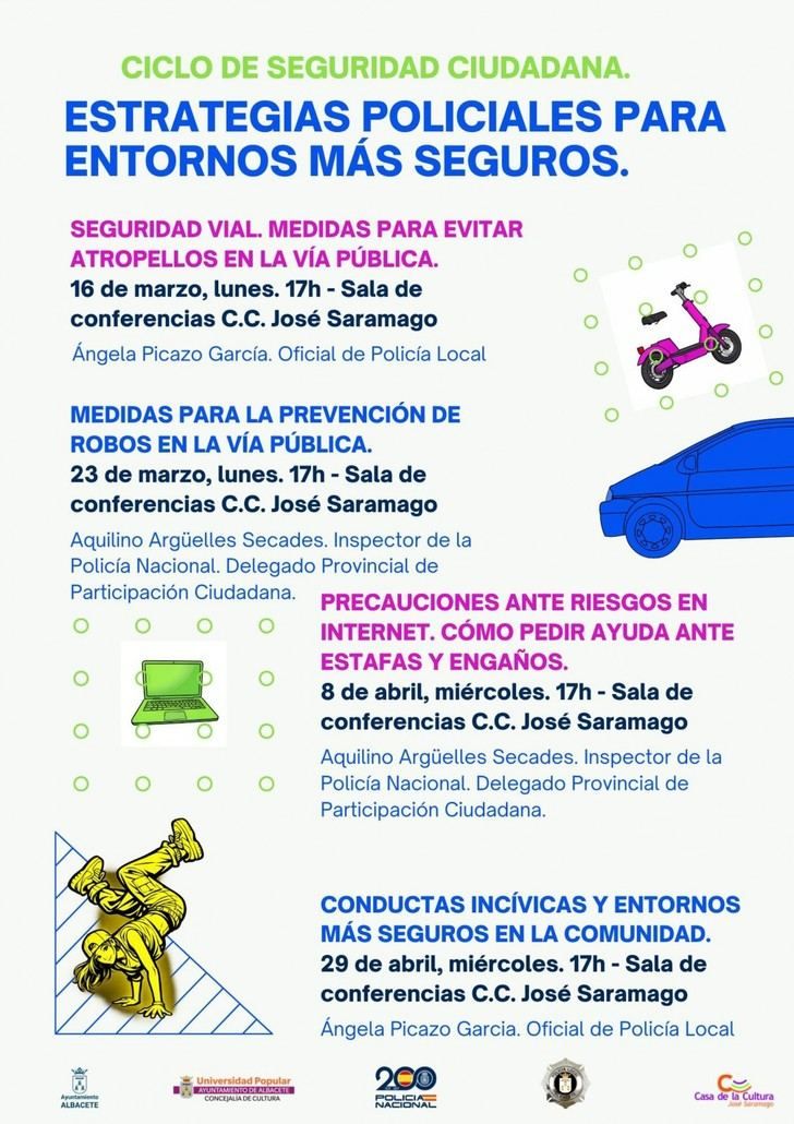 Ciclo de conferencias en Albacete para mejorar la seguridad ciudadana