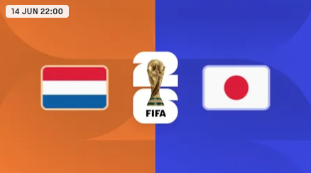 Países Bajos vs Japón — Copa Mundial FIFA 2026™